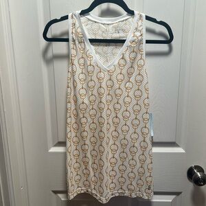 NEW Sofibella | Muscle Racerback Tank Gold Chain‎ Tennis